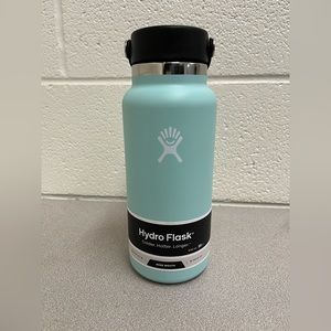 NEW Hydro Flask 32oz Wide Mouth w/ Flex Cap in DEW NEW